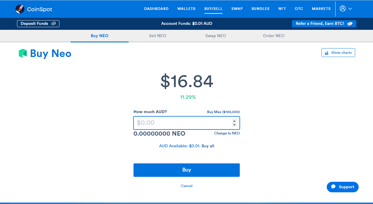 how to buy neo cryptocurrency in australia