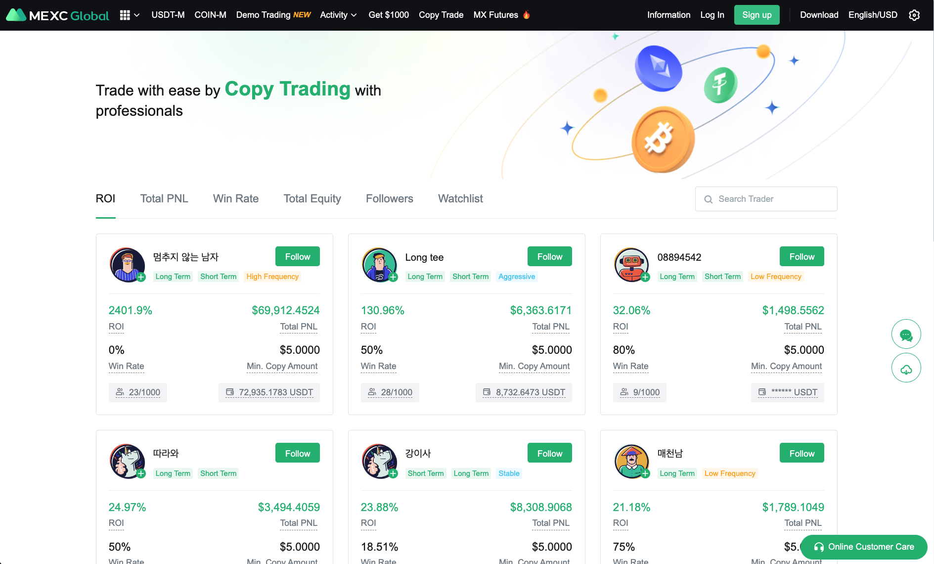 copy trading crypto platforms