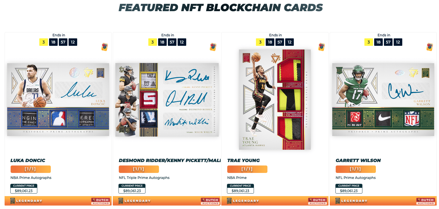 NFT sports cards