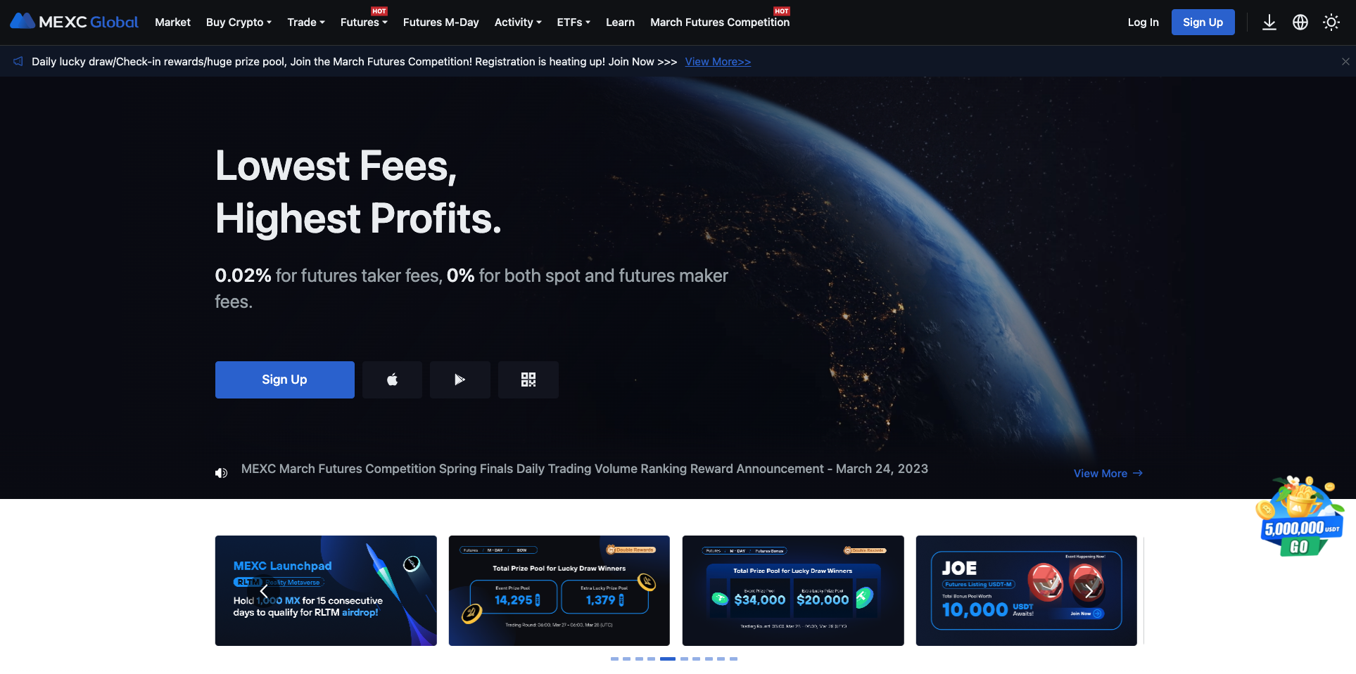 can you trade crypto without fees
