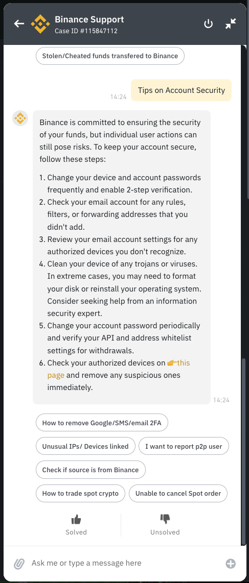 binance support3
