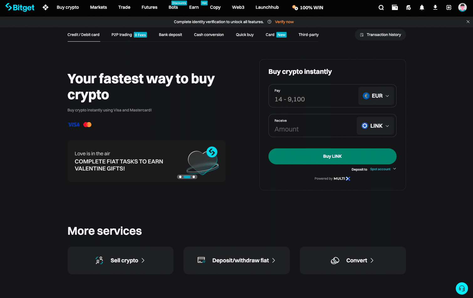 Bitget crypto exchange