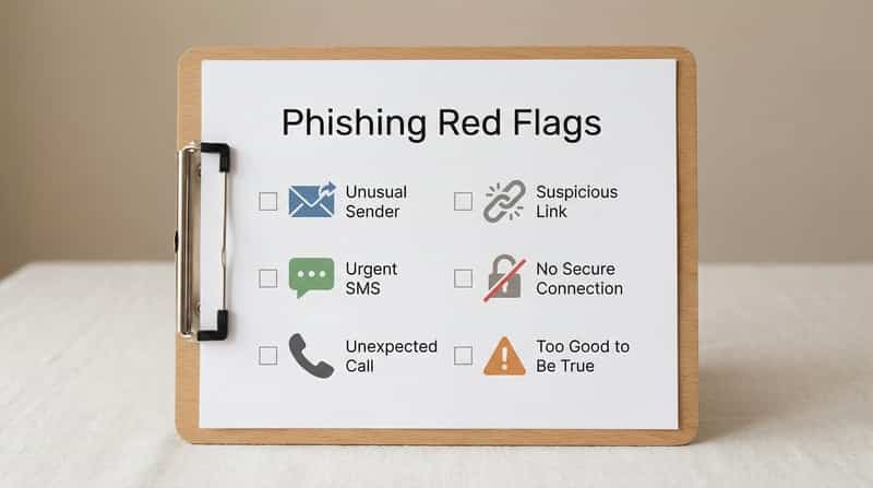 phishing red flags